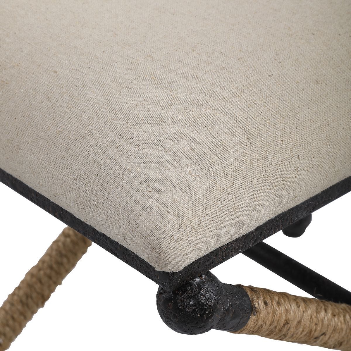 Firth Small Bench, Oatmeal – Furniture by Uttermost | Sutter & Vale