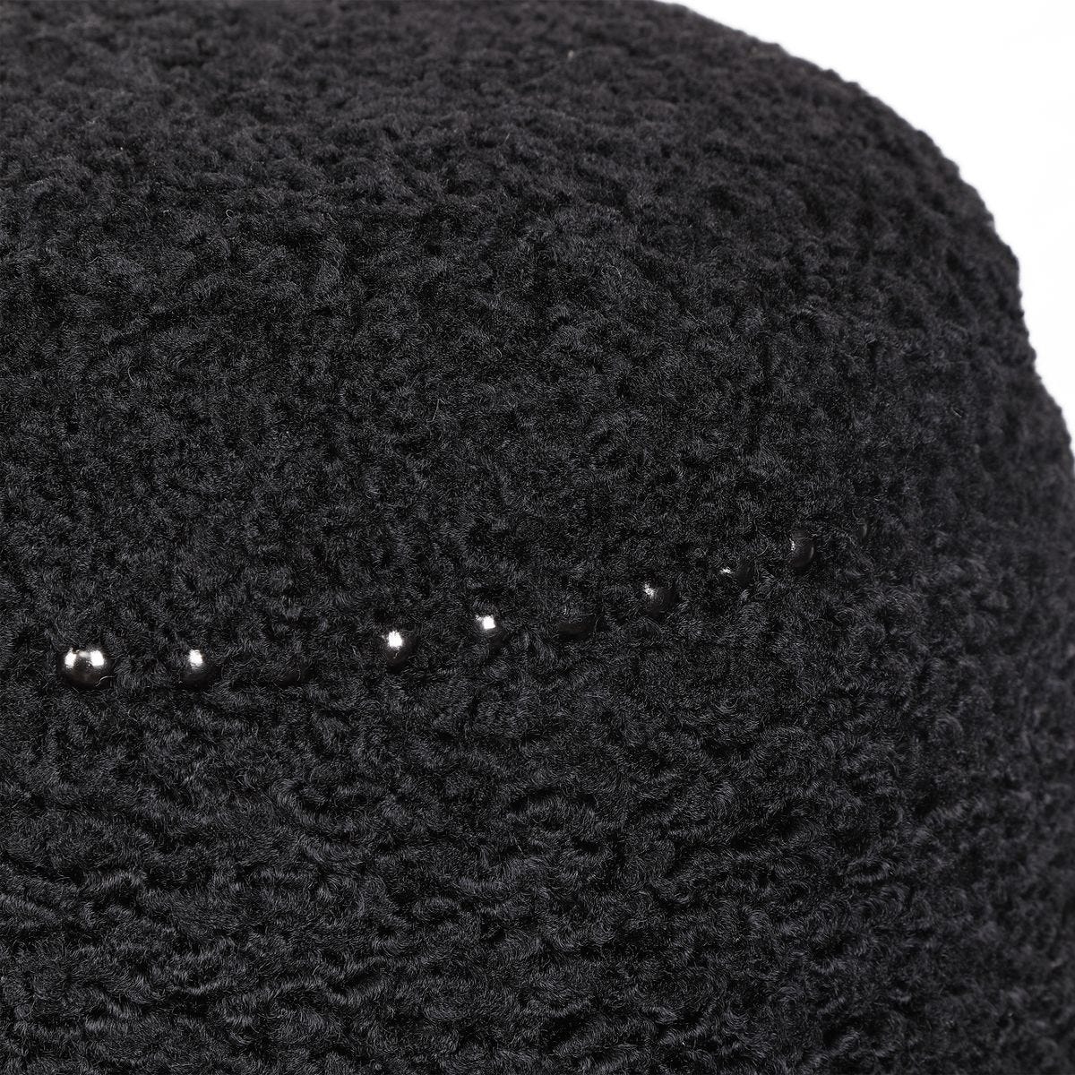 Gumdrop Ottoman, Black – Furniture by Uttermost | Sutter & Vale