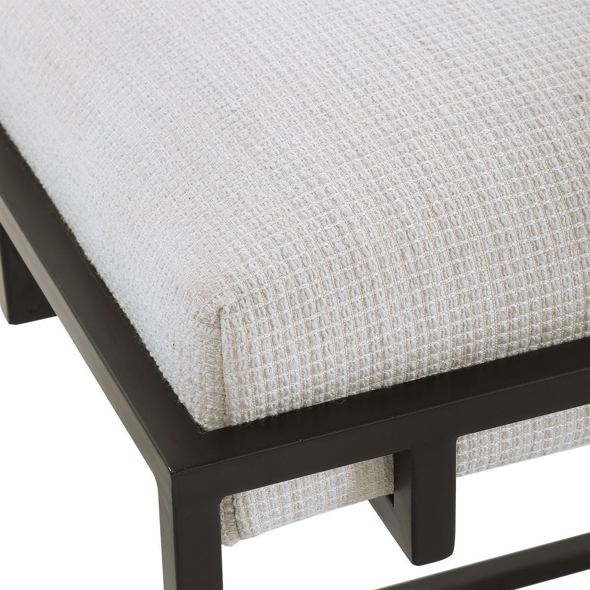 Paradox Small Bench, Black – Furniture by Uttermost | Sutter & Vale