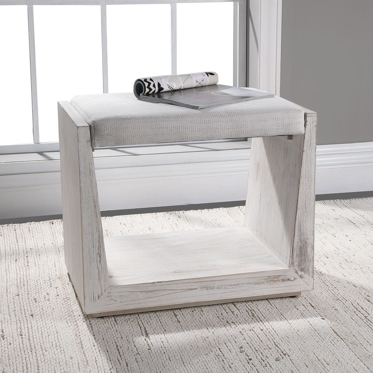 Cabana Small Bench – Furniture by Uttermost | Sutter & Vale