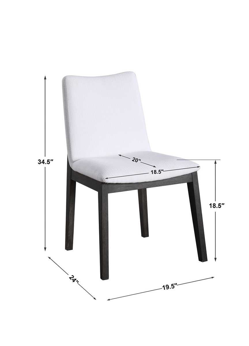 Delano Armless Chair, Espresso, 2 Per Box, Priced Each – Furniture by Uttermost | Sutter & Vale