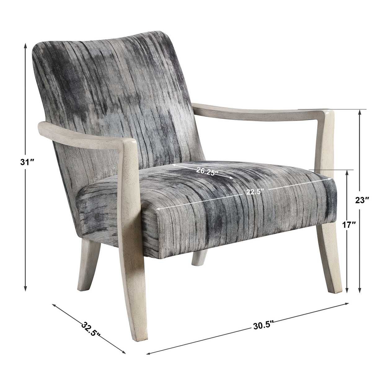 Watercolor Accent Chair – Furniture by Uttermost | Sutter & Vale