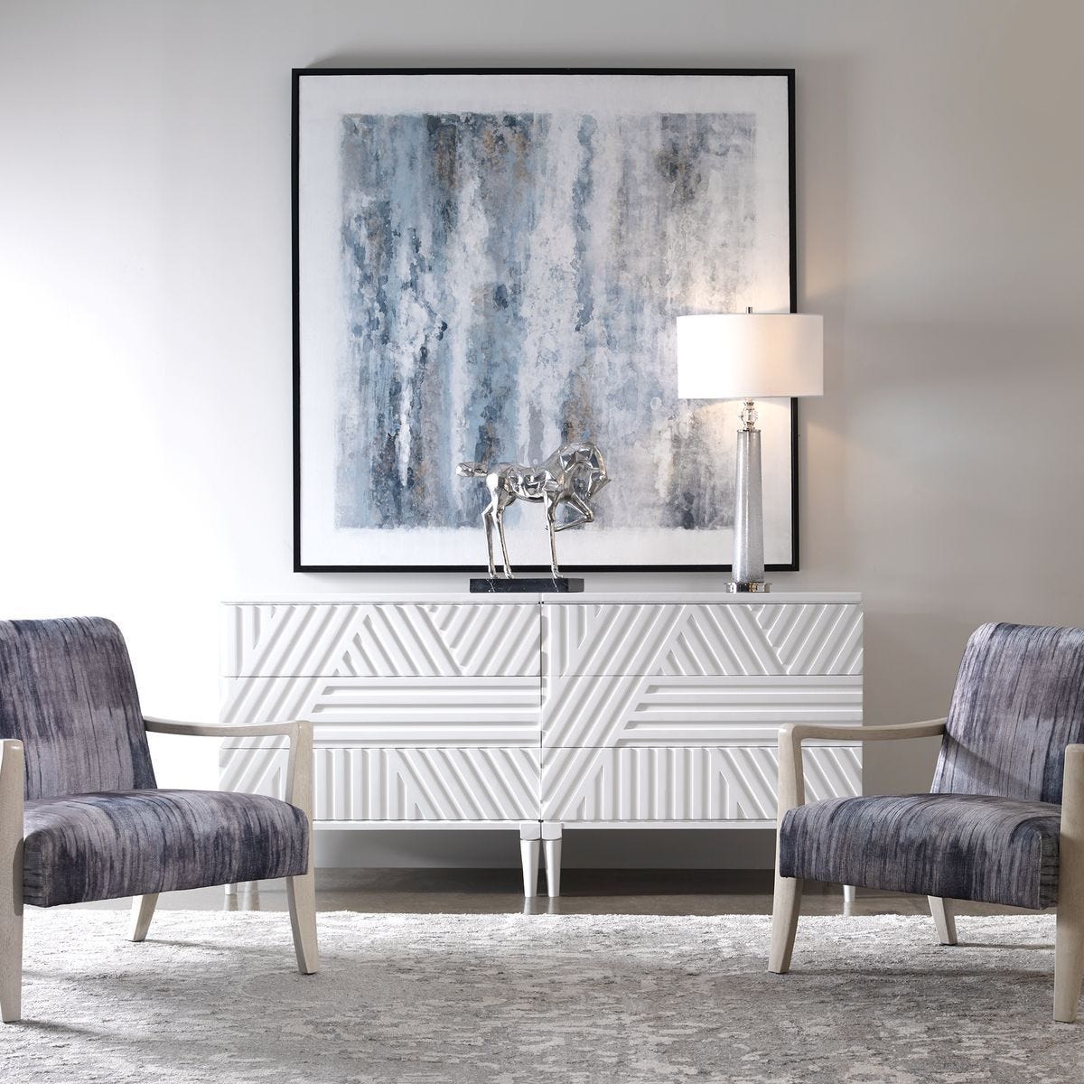 Watercolor Accent Chair – Furniture by Uttermost | Sutter & Vale
