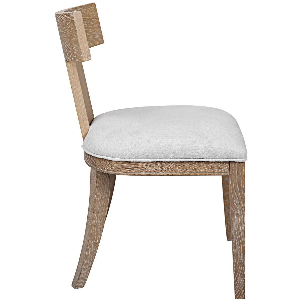 Idris Armless Chair, Natural – Furniture by Uttermost | Sutter & Vale
