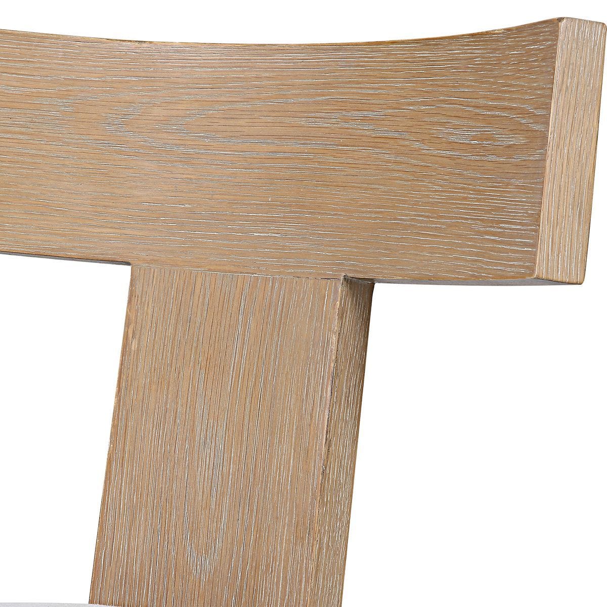 Idris Armless Chair, Natural – Furniture by Uttermost | Sutter & Vale