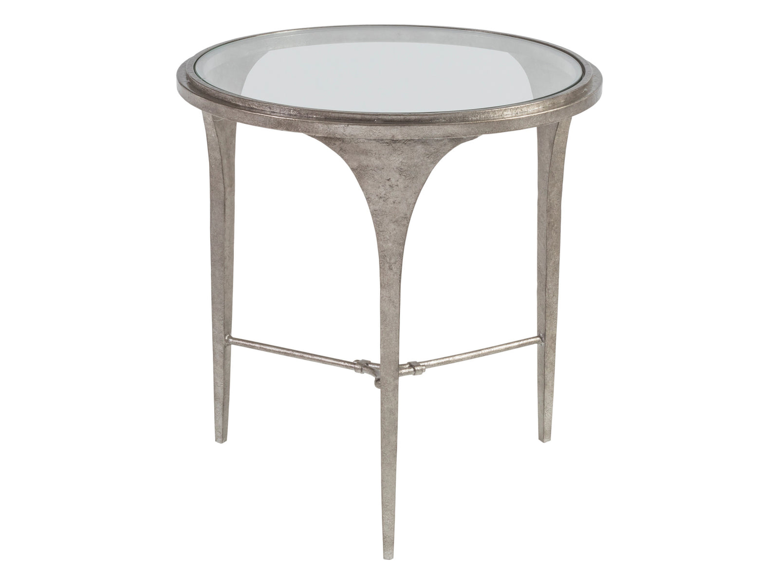 Porto Silver Round End Table