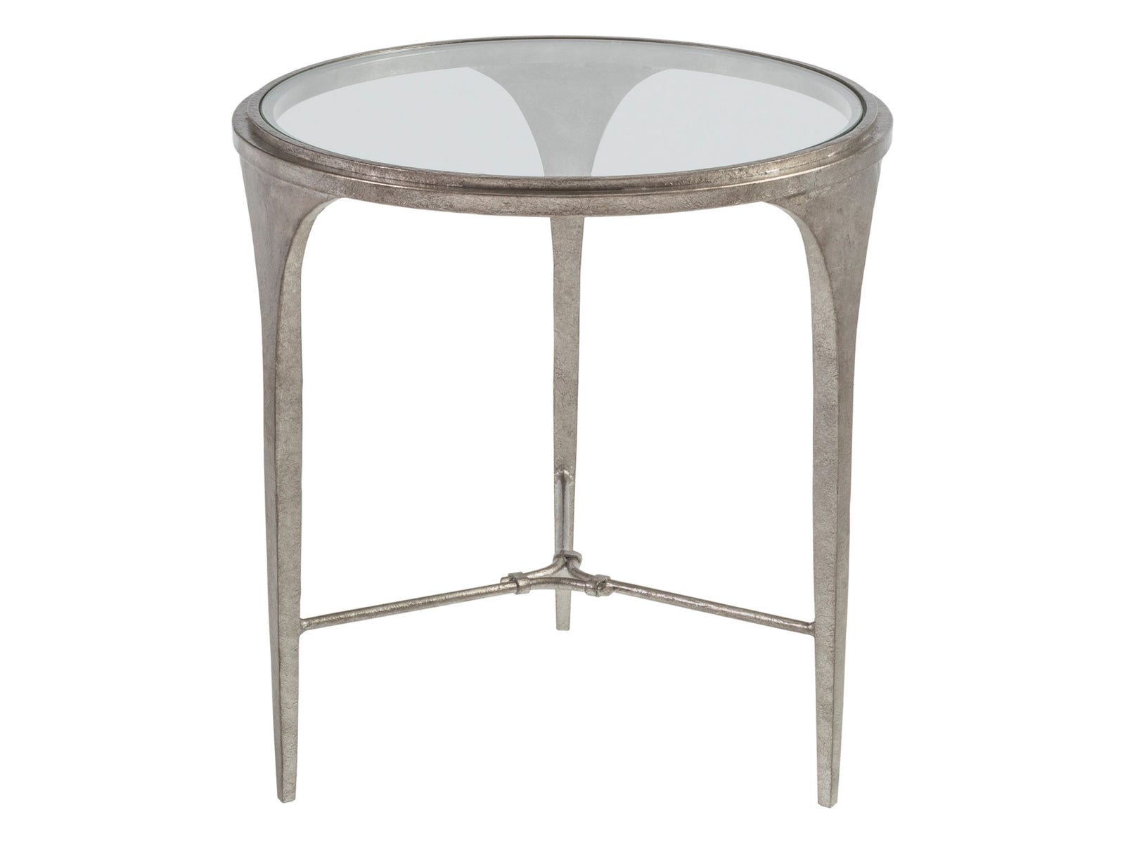 Porto Silver Round End Table