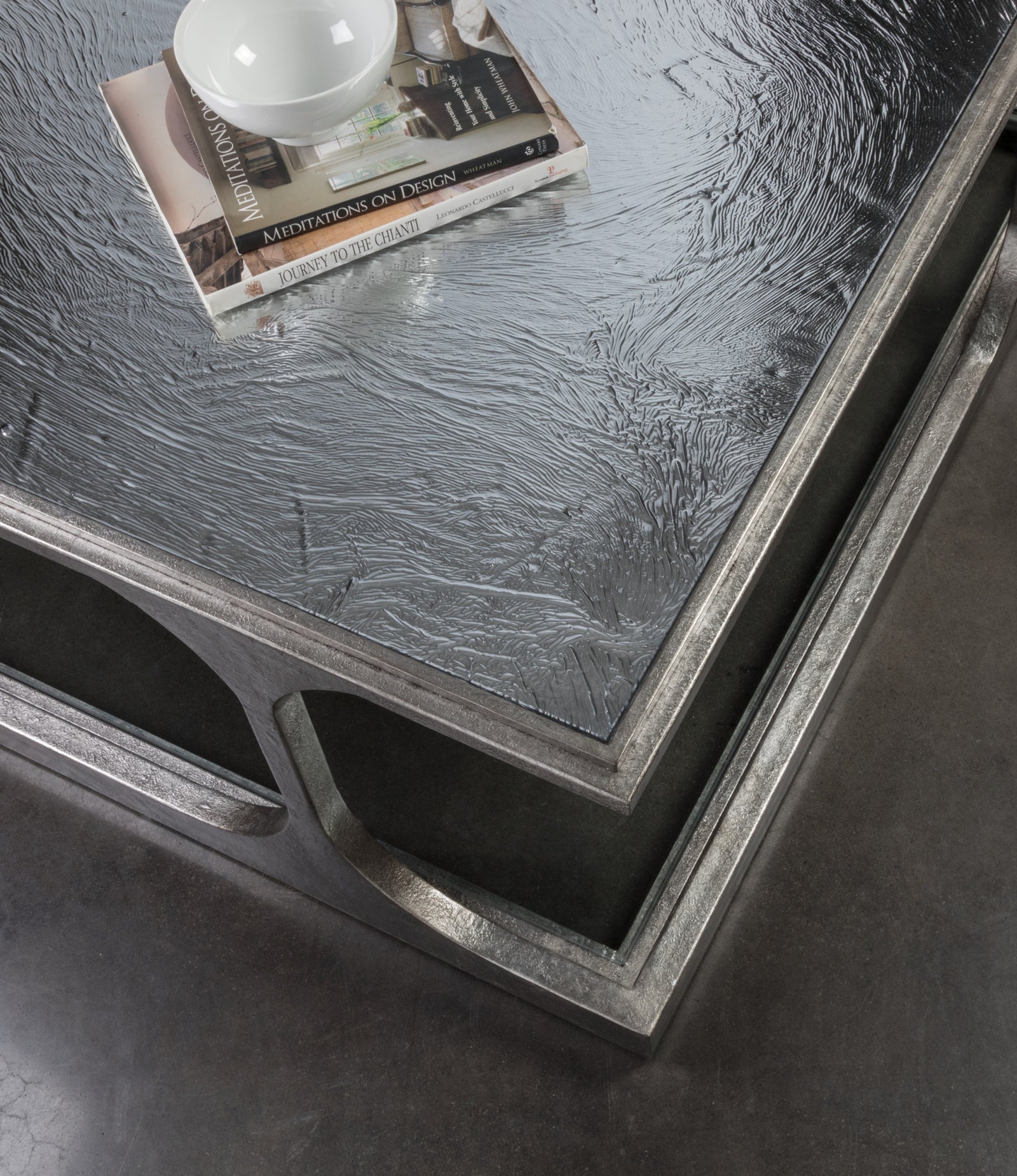 Bond Street Silver Square Cocktail Table