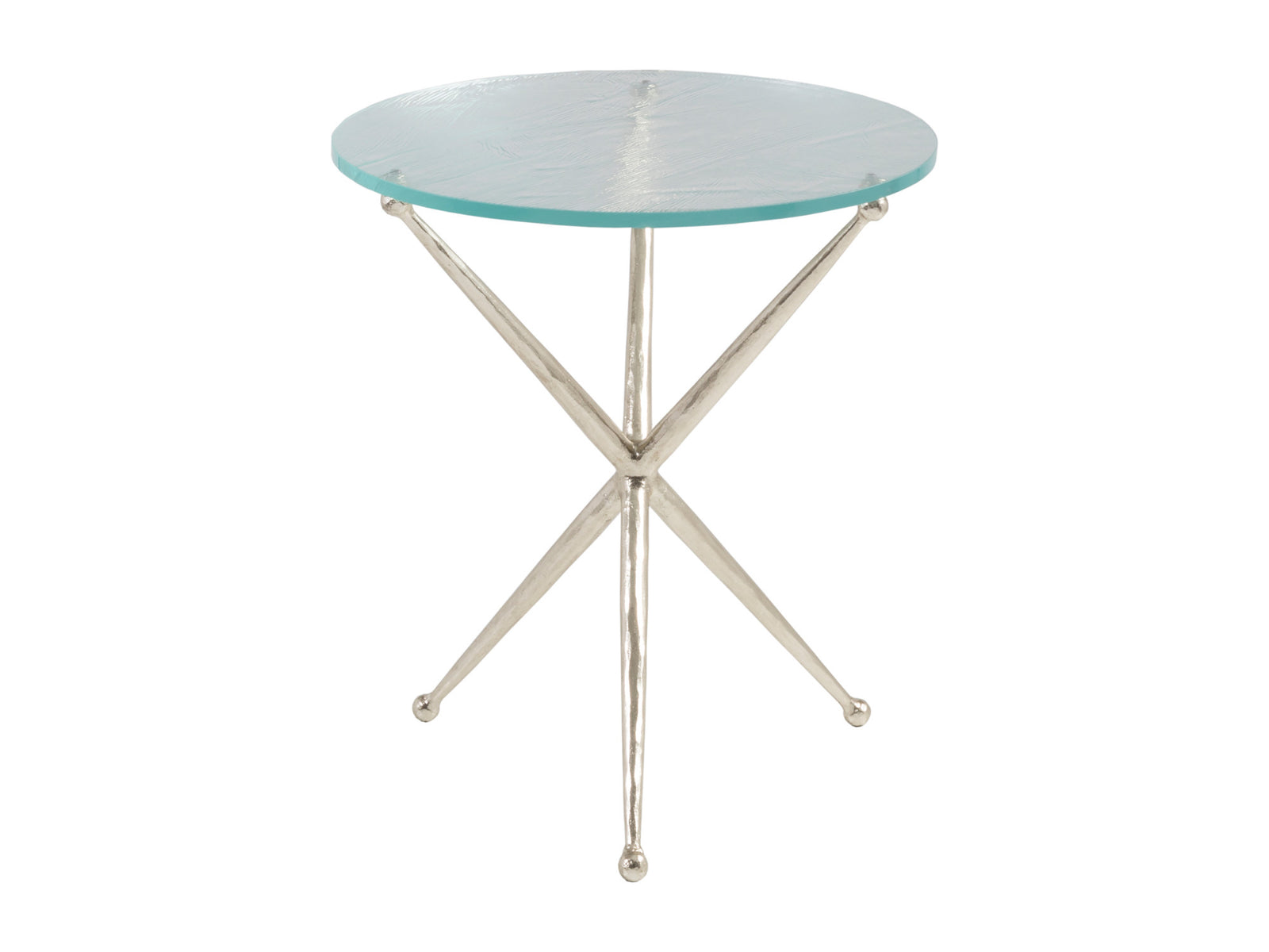 Marcus Champagne Round End Table