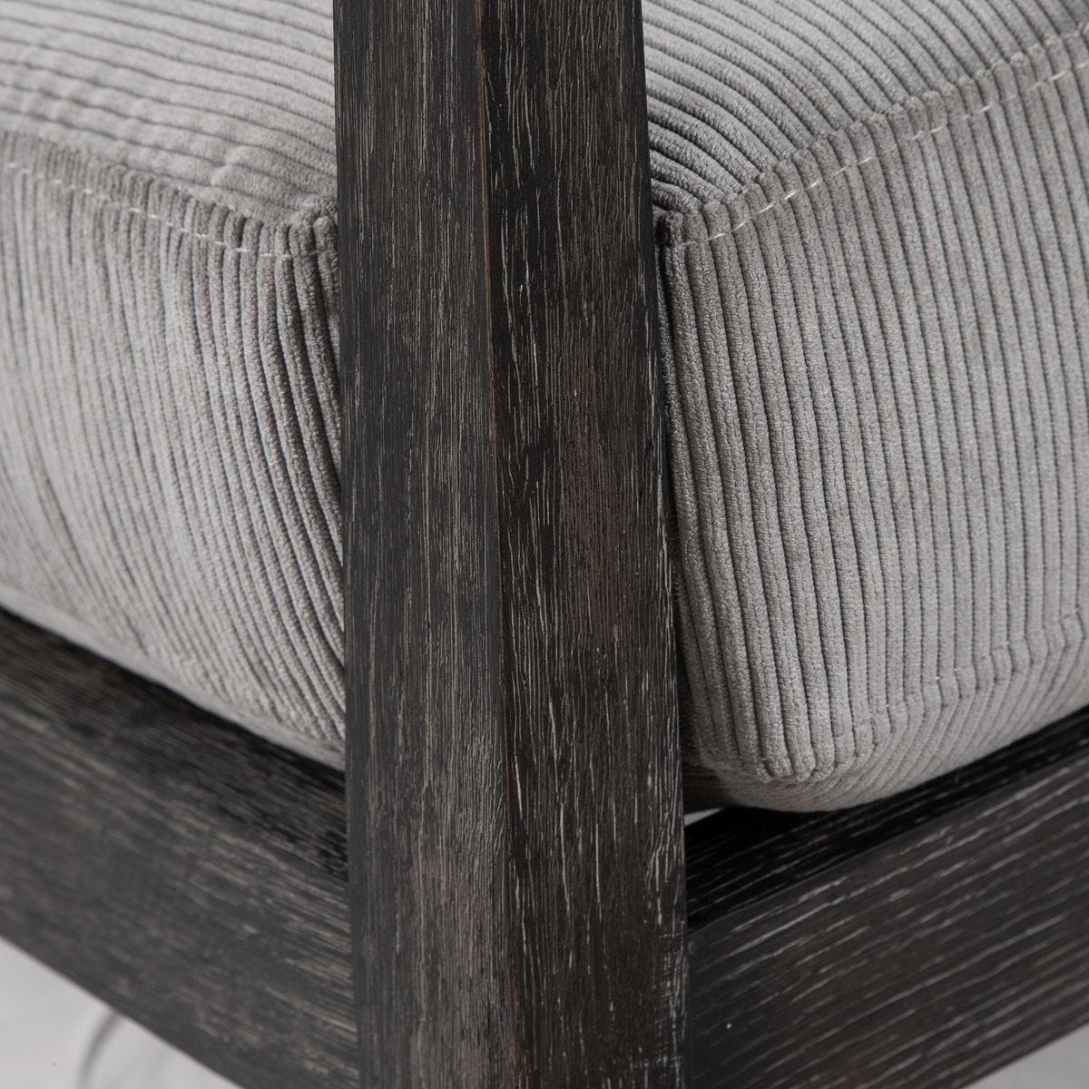 Brunei Accent Chair, Gray – Furniture by Uttermost | Sutter & Vale