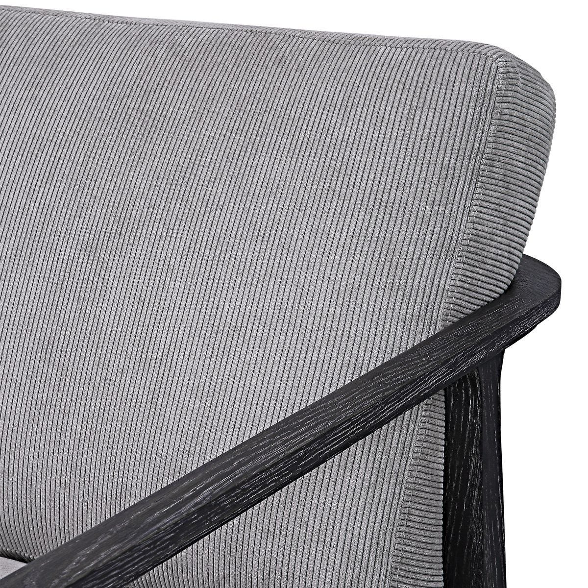 Brunei Accent Chair, Gray – Furniture by Uttermost | Sutter & Vale