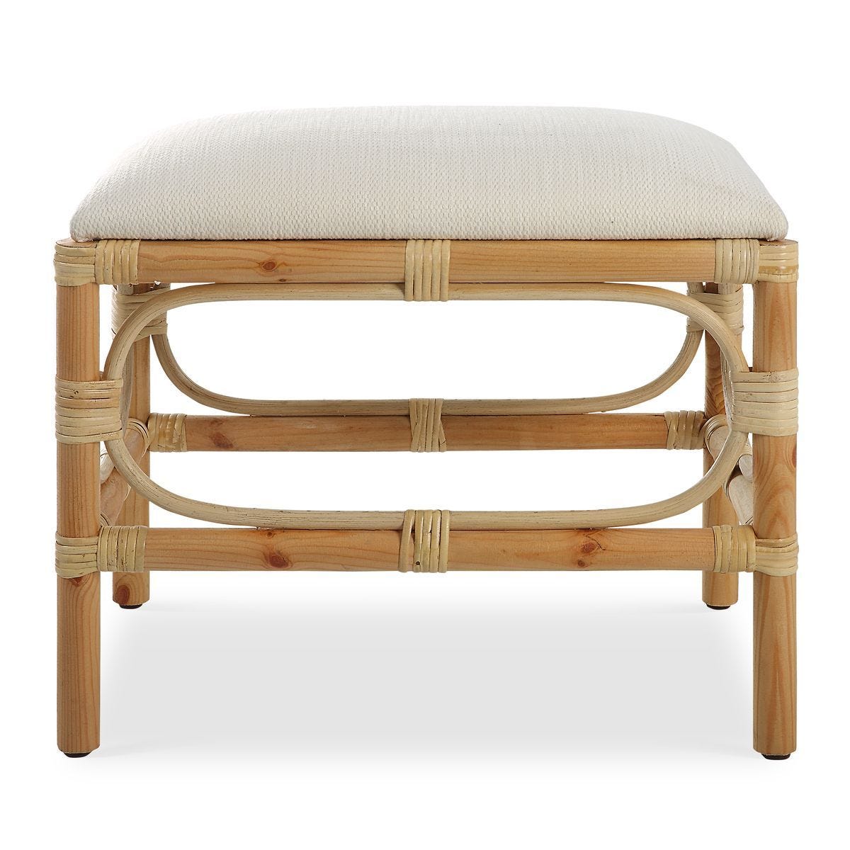 Laguna Small Bench, White – Furniture by Uttermost | Sutter & Vale
