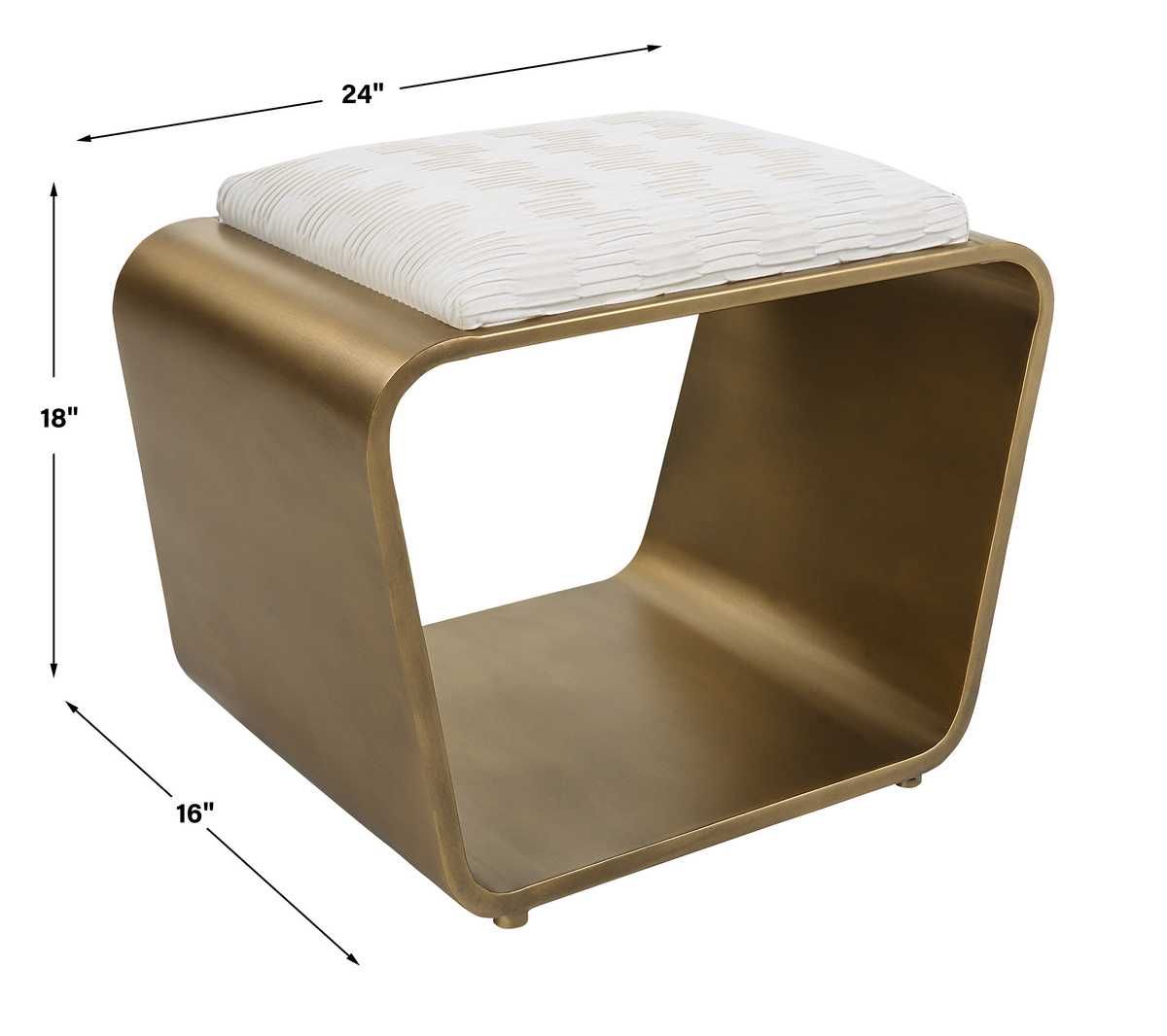 Hoop Small Bench – Furniture by Uttermost | Sutter & Vale