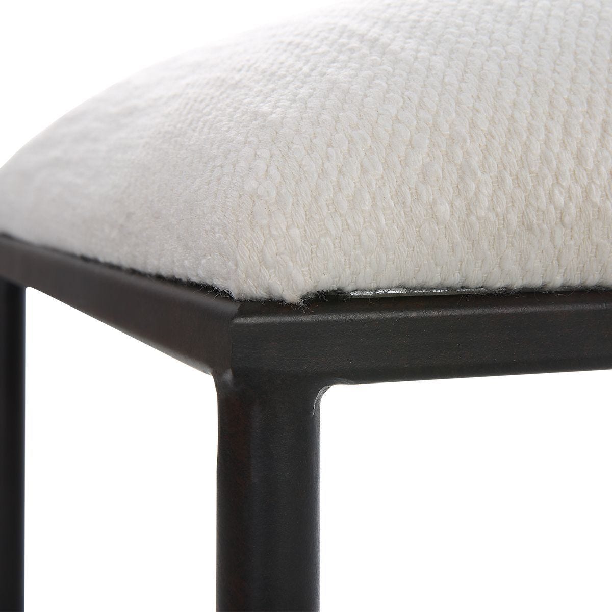 Avenham Small Bench, Black – Furniture by Uttermost | Sutter & Vale