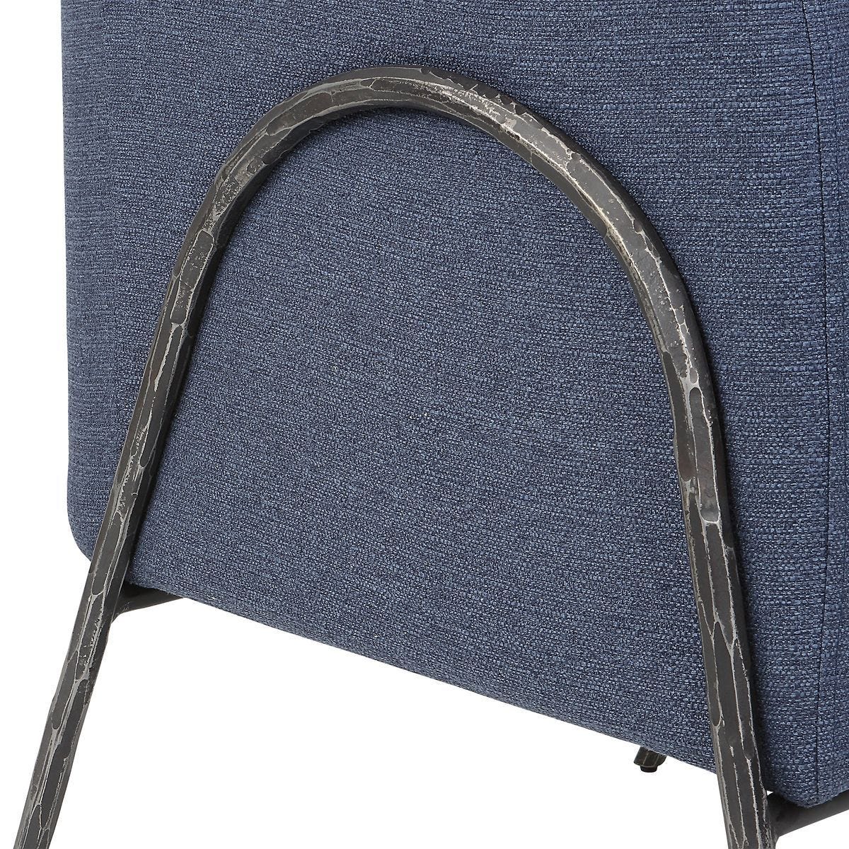 Jacobsen Accent Chair, Denim – Furniture by Uttermost | Sutter & Vale