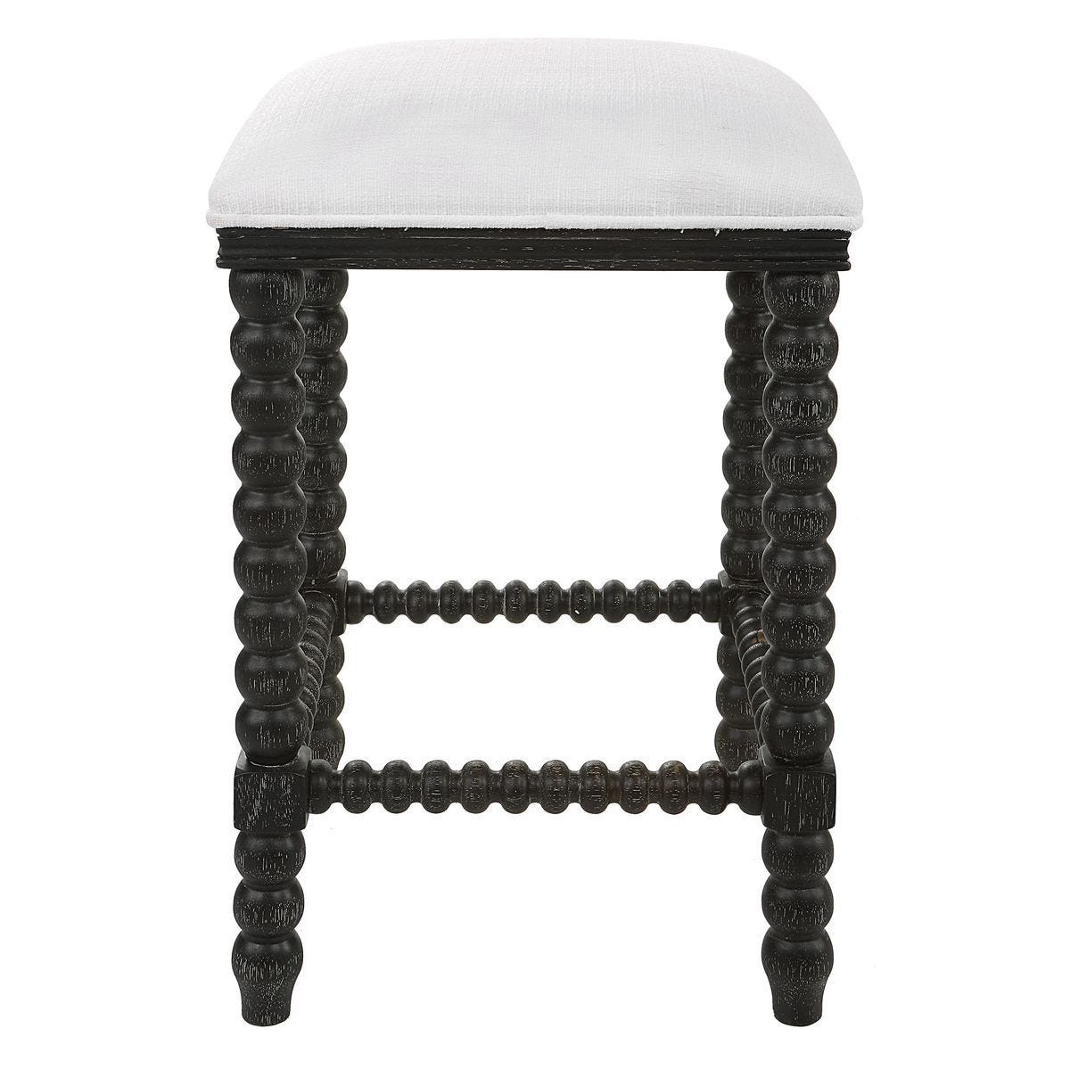 Pryce Counter Stool, Black – Furniture by Uttermost | Sutter & Vale