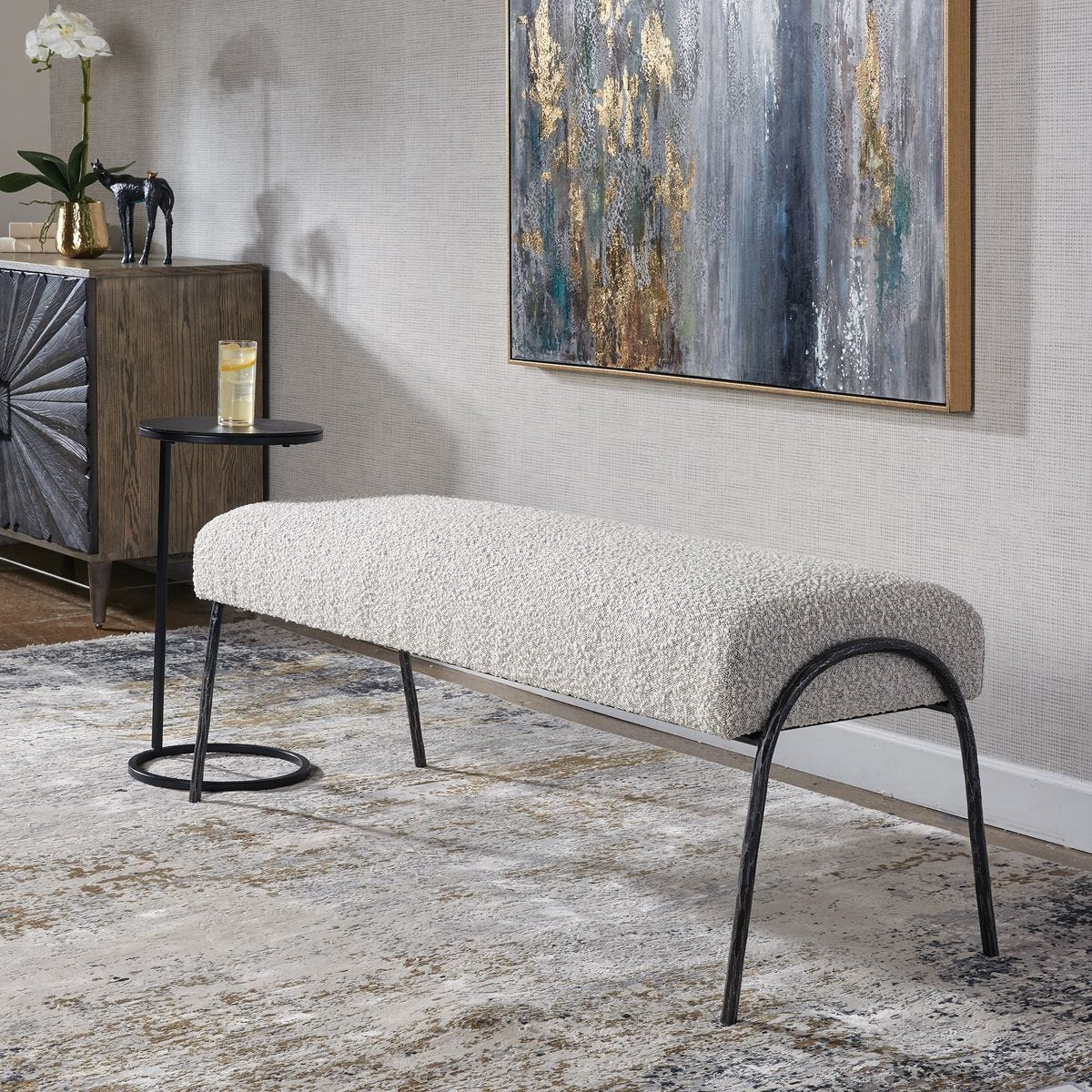 Jacobsen Bench – Furniture by Uttermost | Sutter & Vale