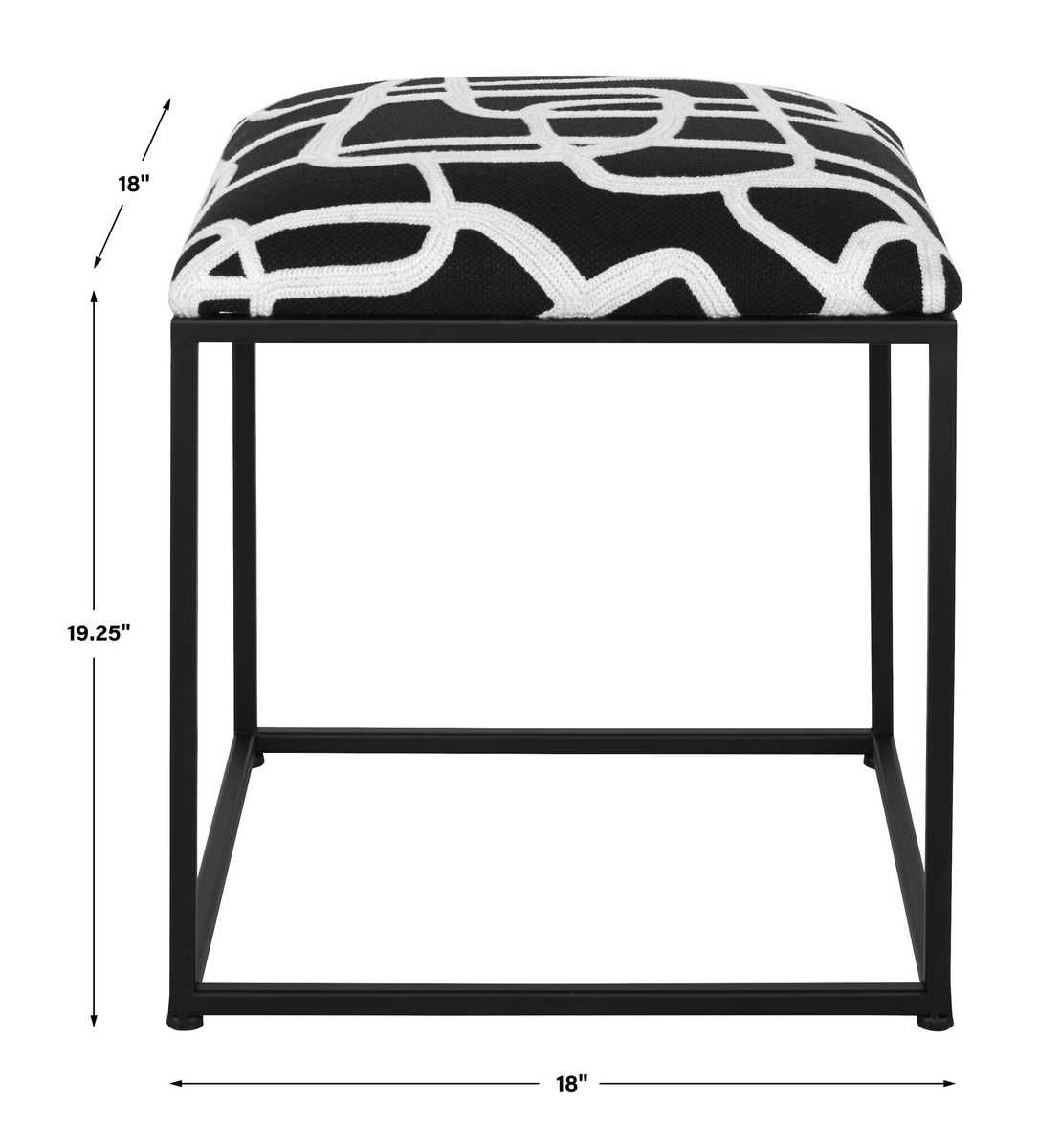 Twists and Turns Accent Stool – Furniture by Uttermost | Sutter & Vale