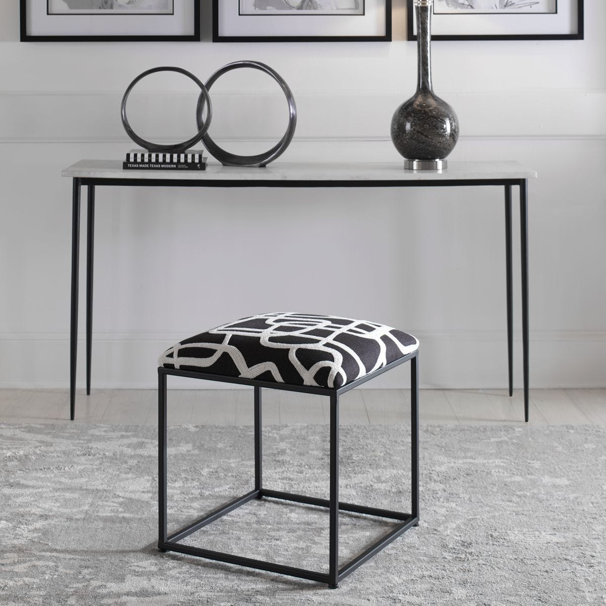 Twists and Turns Accent Stool – Furniture by Uttermost | Sutter & Vale