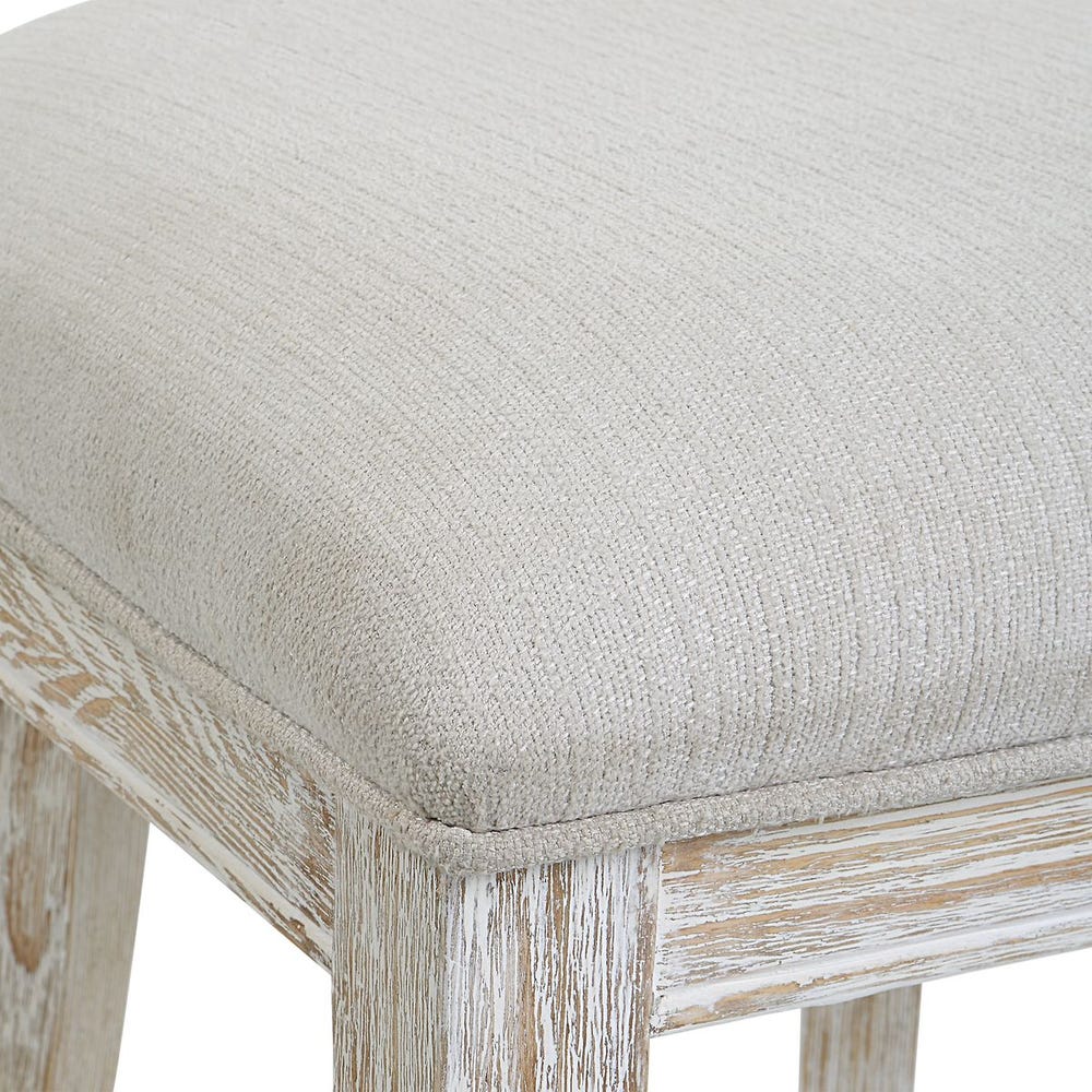 Idris Counter Stool, White