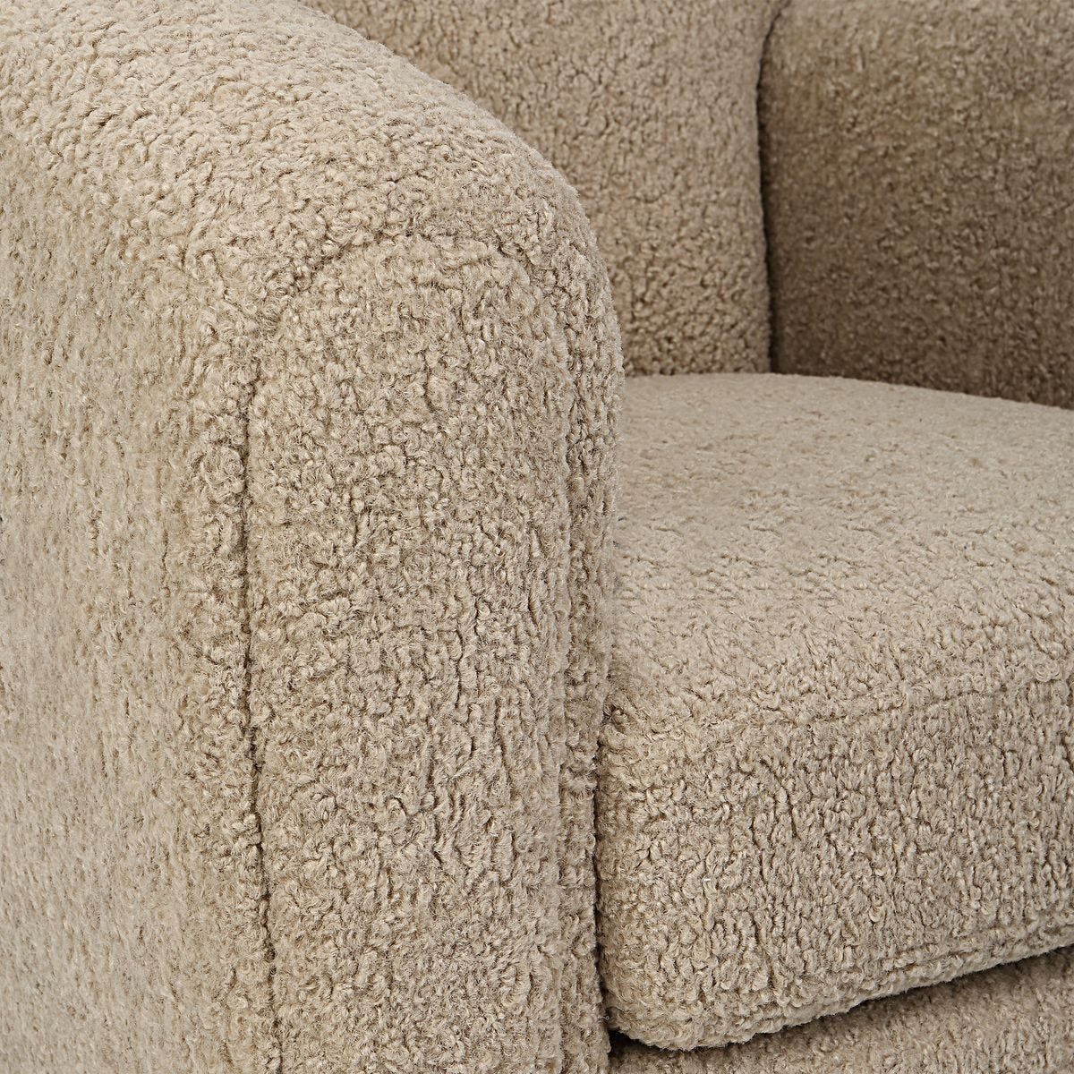 Teddy Accent Chair, Latte – Furniture by Uttermost | Sutter & Vale