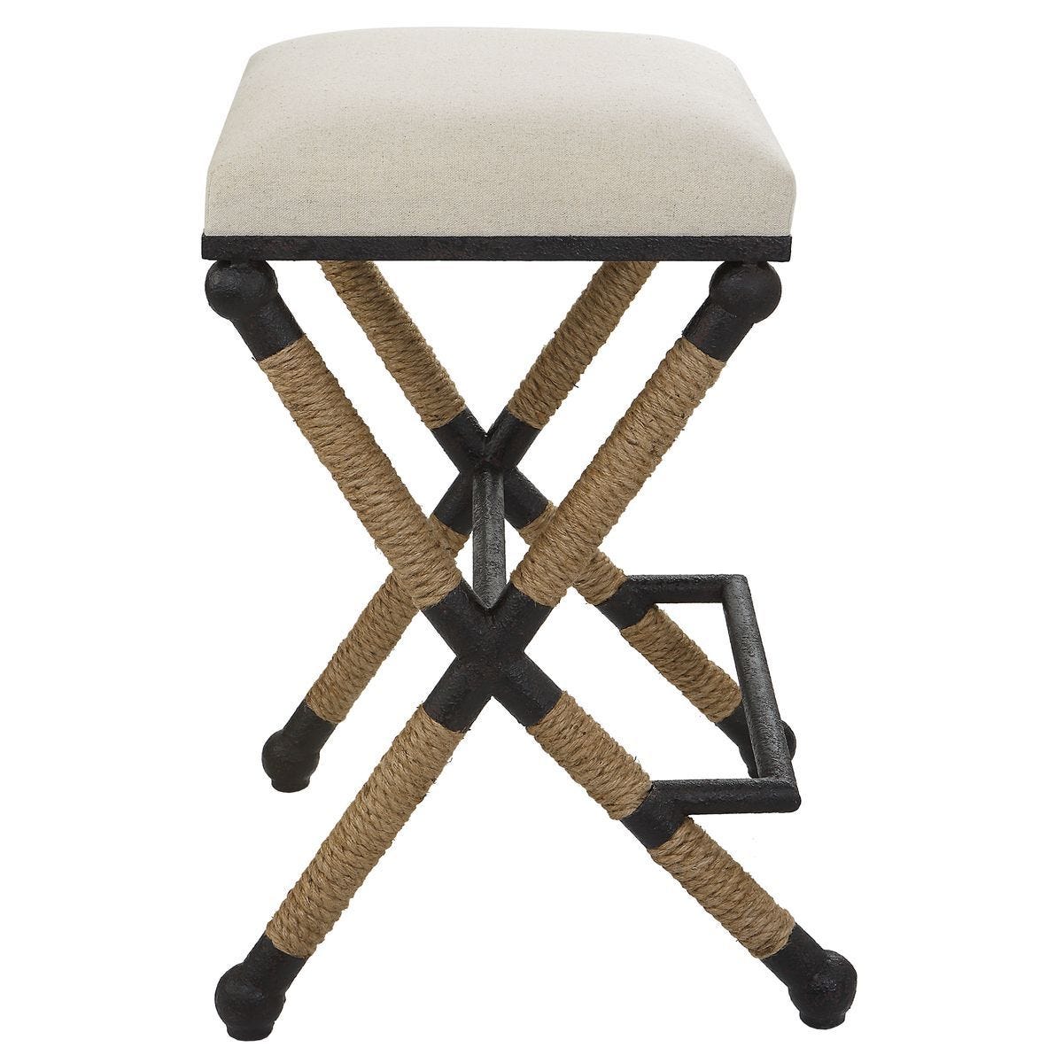 Firth Counter Stool, Oatmeal – Furniture by Uttermost | Sutter & Vale