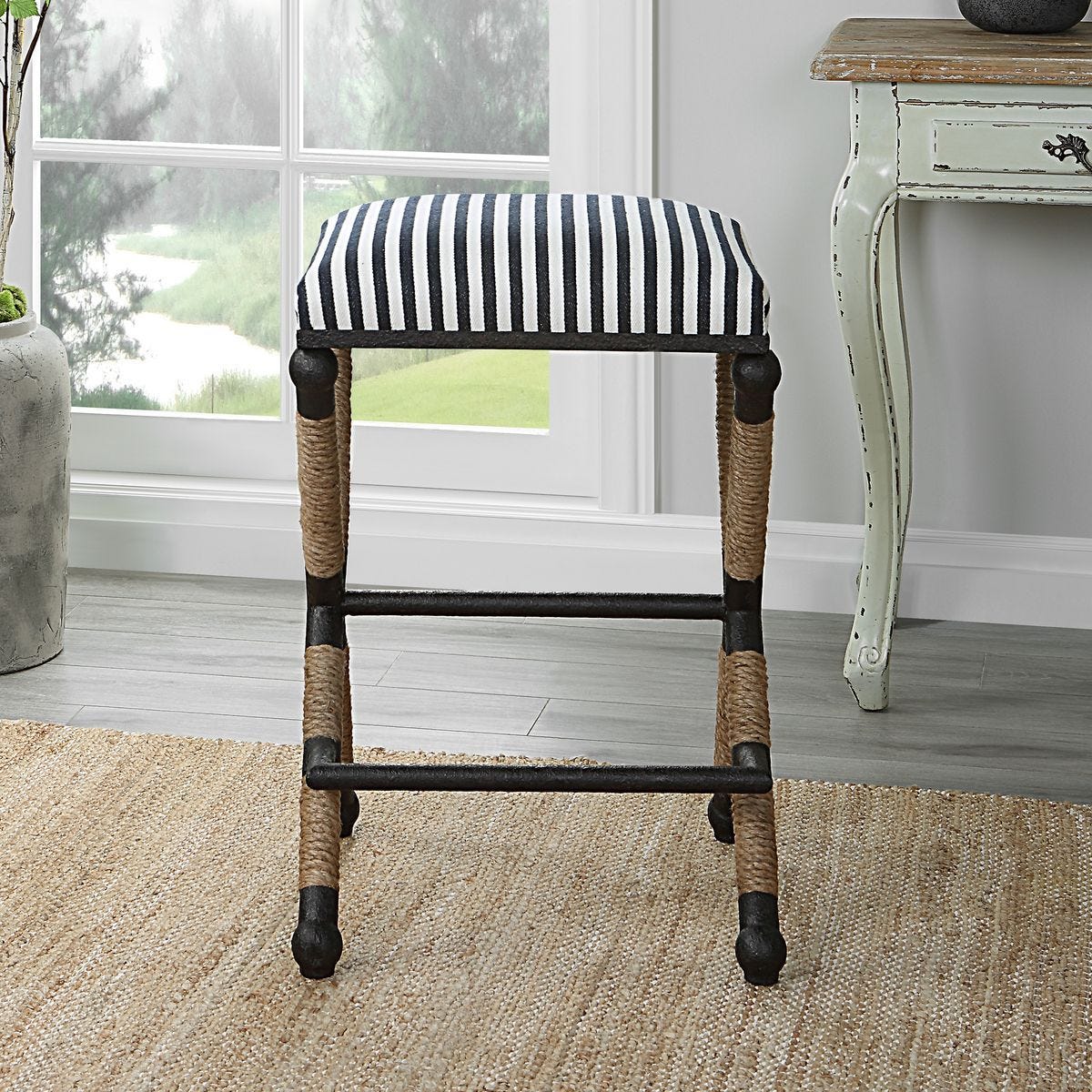 Braddock Counter Stool – Furniture by Uttermost | Sutter & Vale