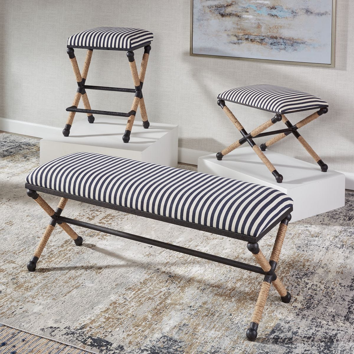 Braddock Counter Stool – Furniture by Uttermost | Sutter & Vale