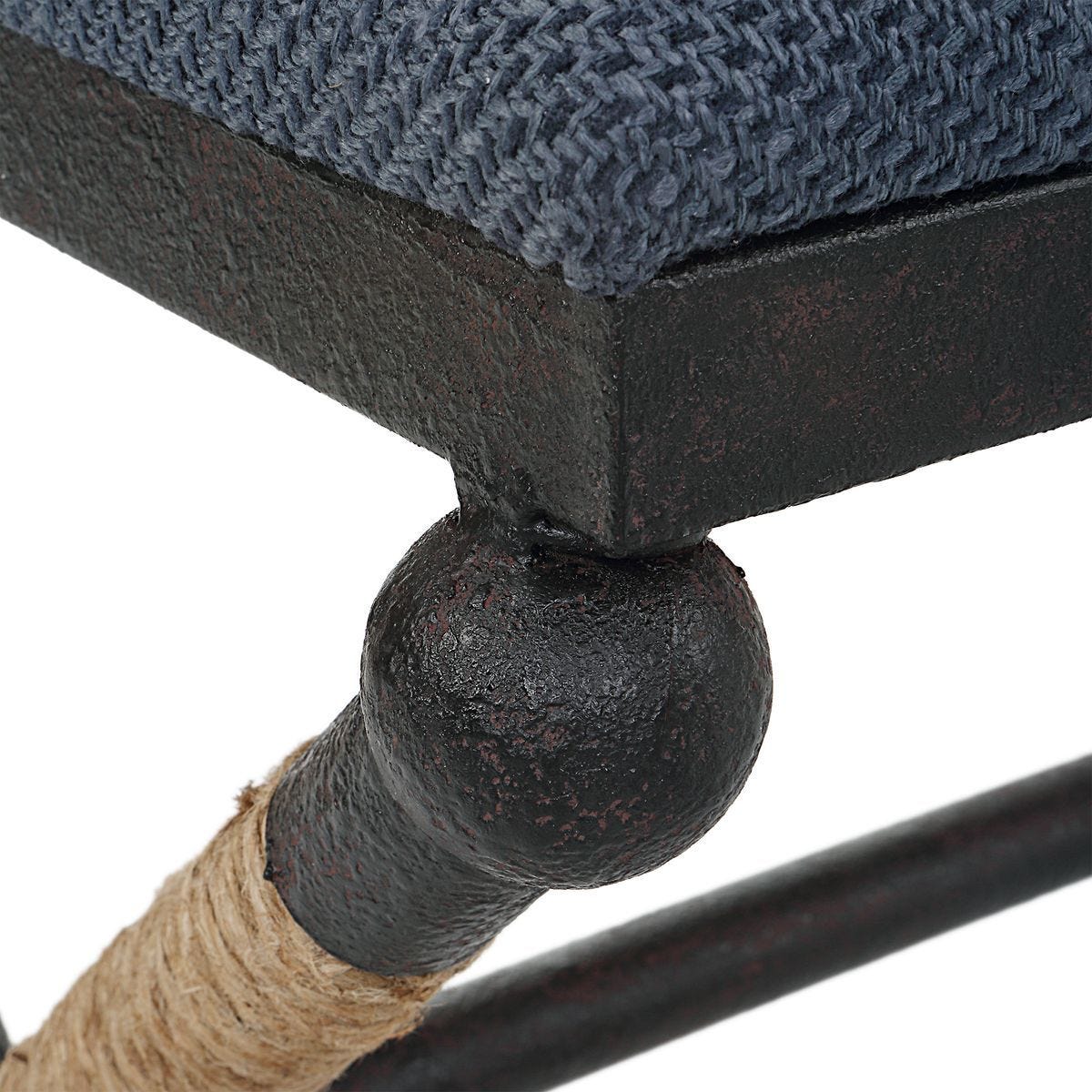 Firth Bench, Navy – Furniture by Uttermost | Sutter & Vale