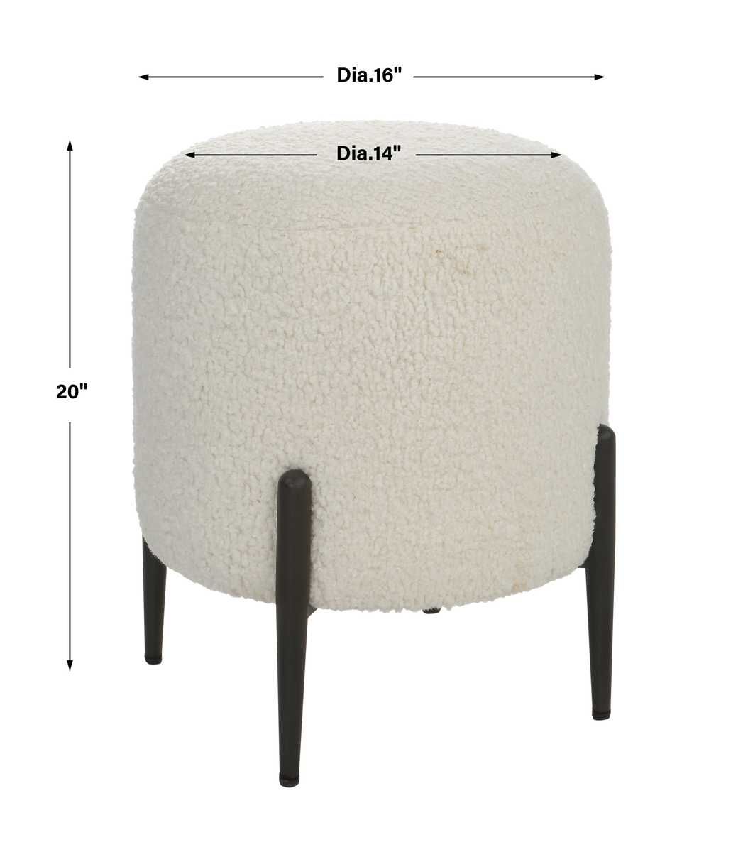 Arles Ottoman, Black – Furniture by Uttermost | Sutter & Vale