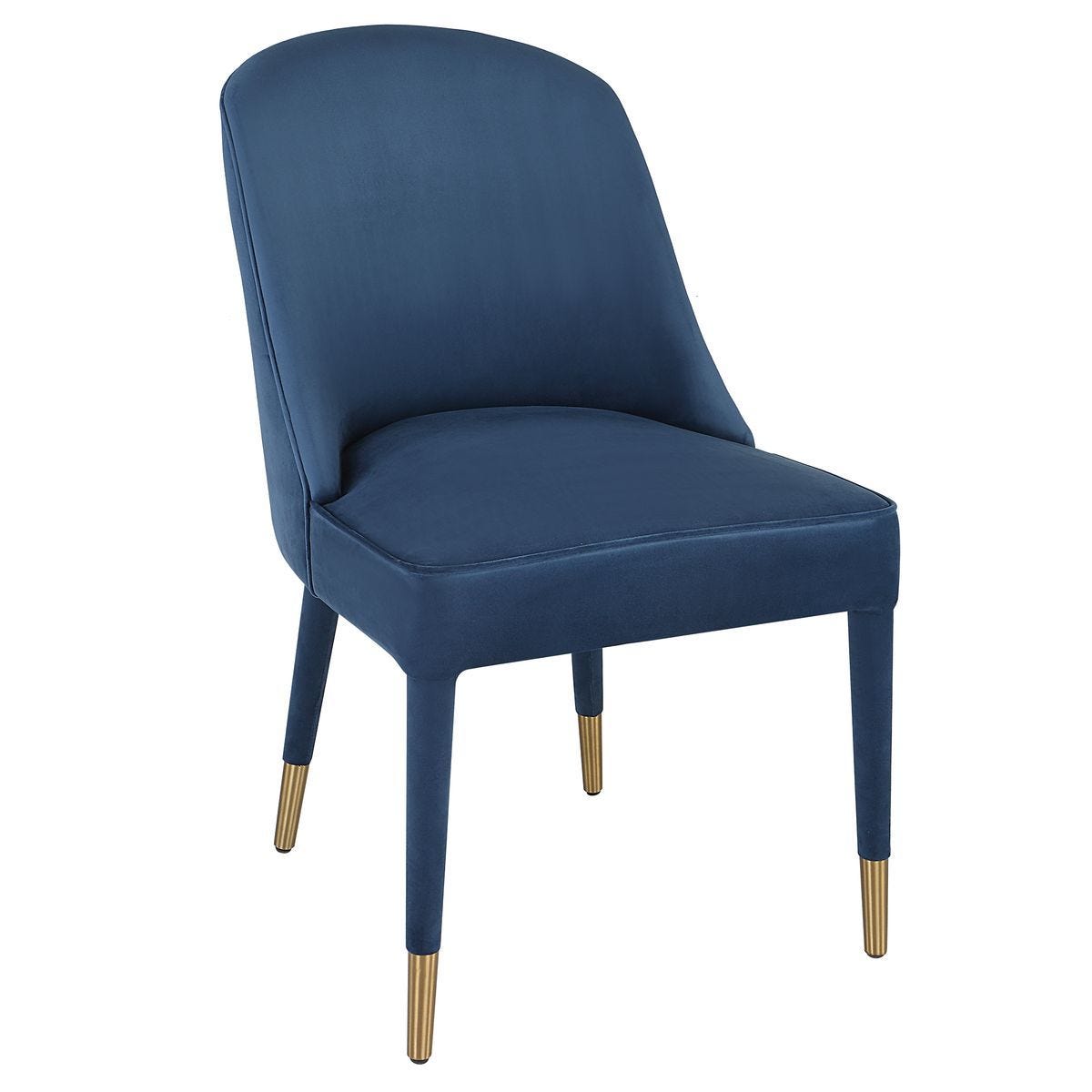 Brie Armless Chair, Sapphire, 2 Per Box, Priced Each – Furniture by Uttermost | Sutter & Vale