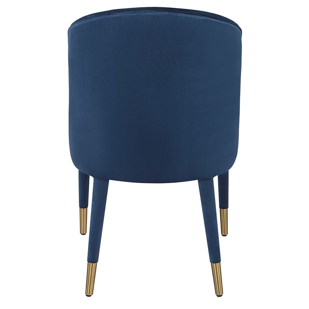 Brie Armless Chair, Sapphire, 2 Per Box, Priced Each