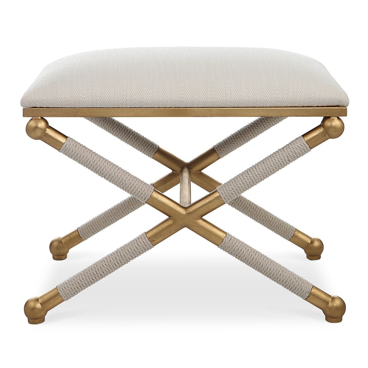 Socialite Small Bench – Furniture by Uttermost | Sutter & Vale