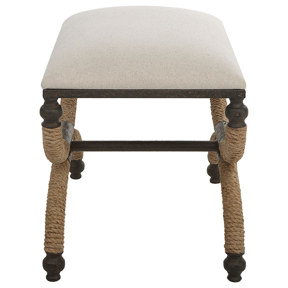 Icaria Small Bench – Furniture by Uttermost | Sutter & Vale