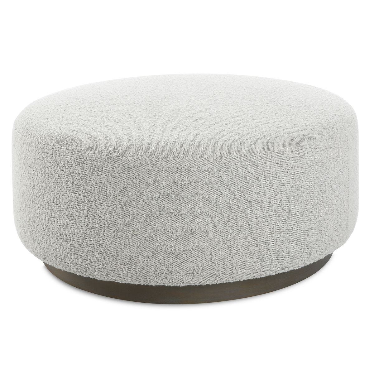 Avila Ottoman, Large, Gray – Furniture by Uttermost | Sutter & Vale