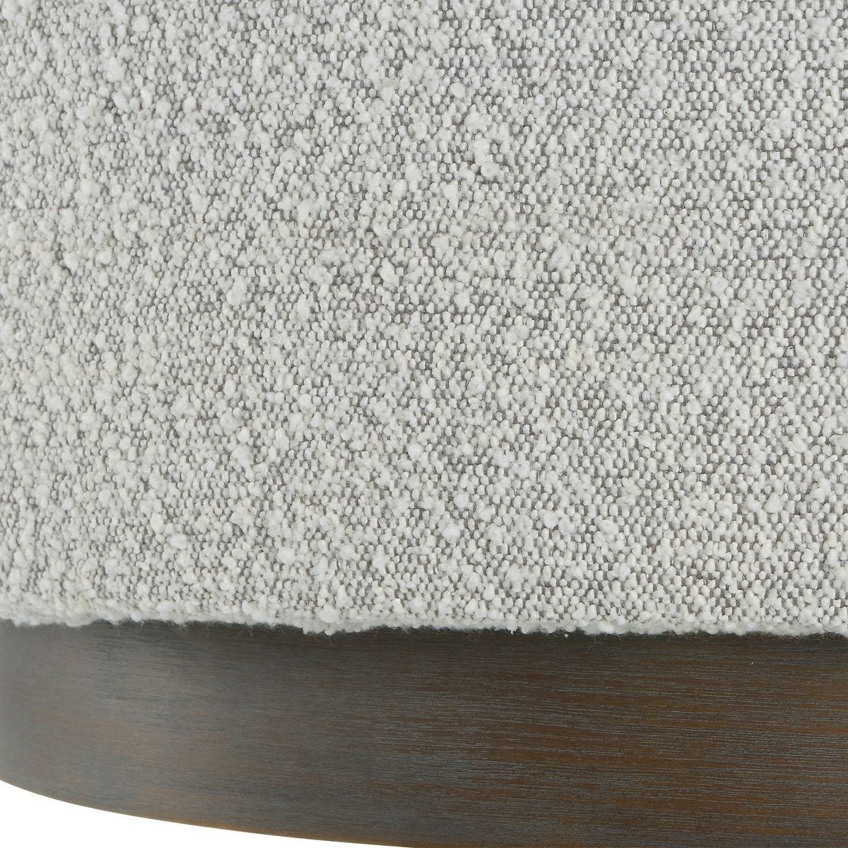 Avila Ottoman, Large, Gray – Furniture by Uttermost | Sutter & Vale