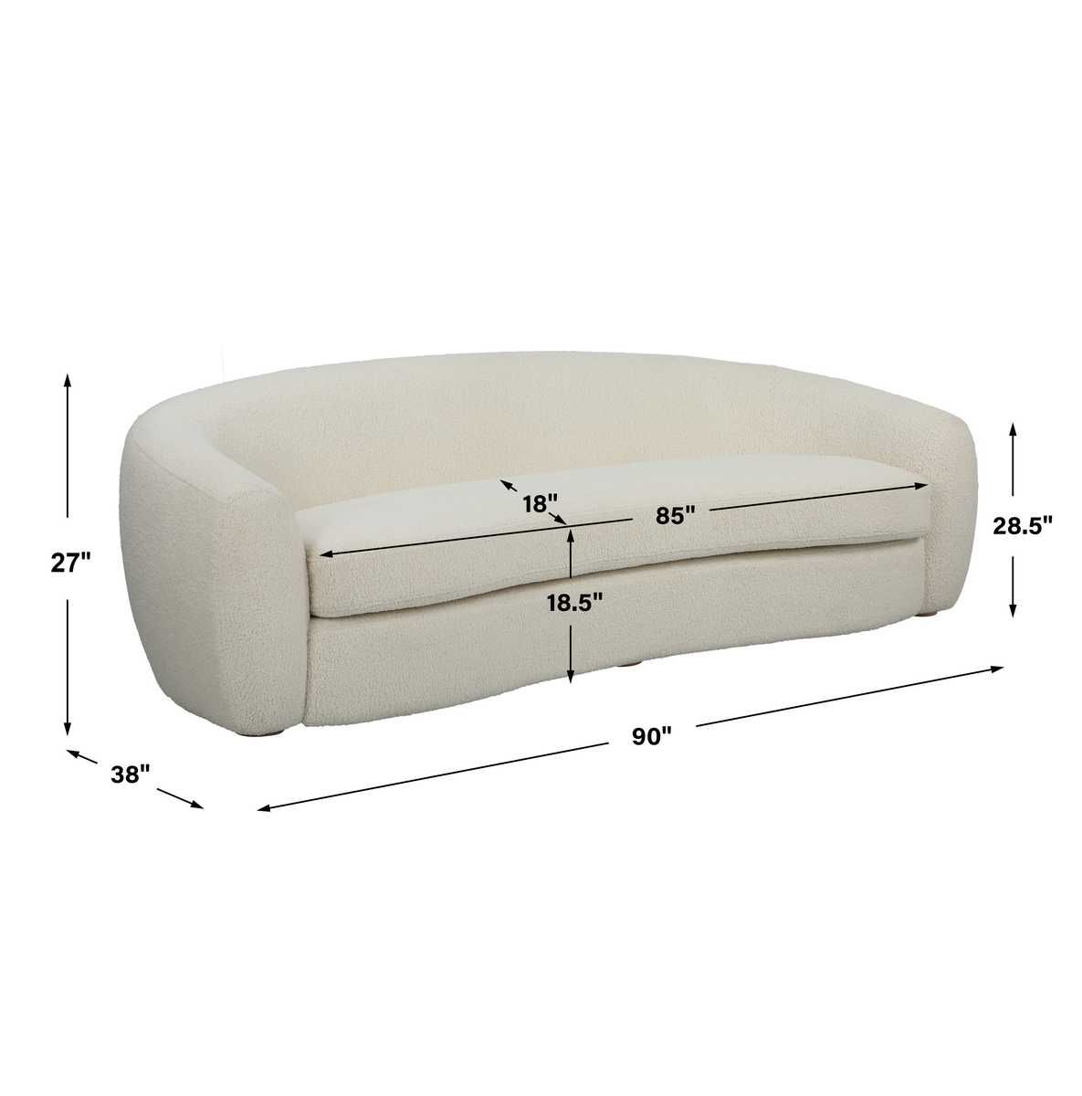 Capra Sofa – Furniture by Uttermost | Sutter & Vale