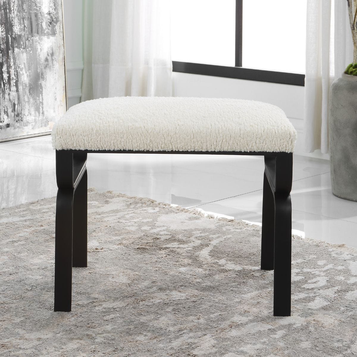 Diverge Small Bench – Furniture by Uttermost | Sutter & Vale