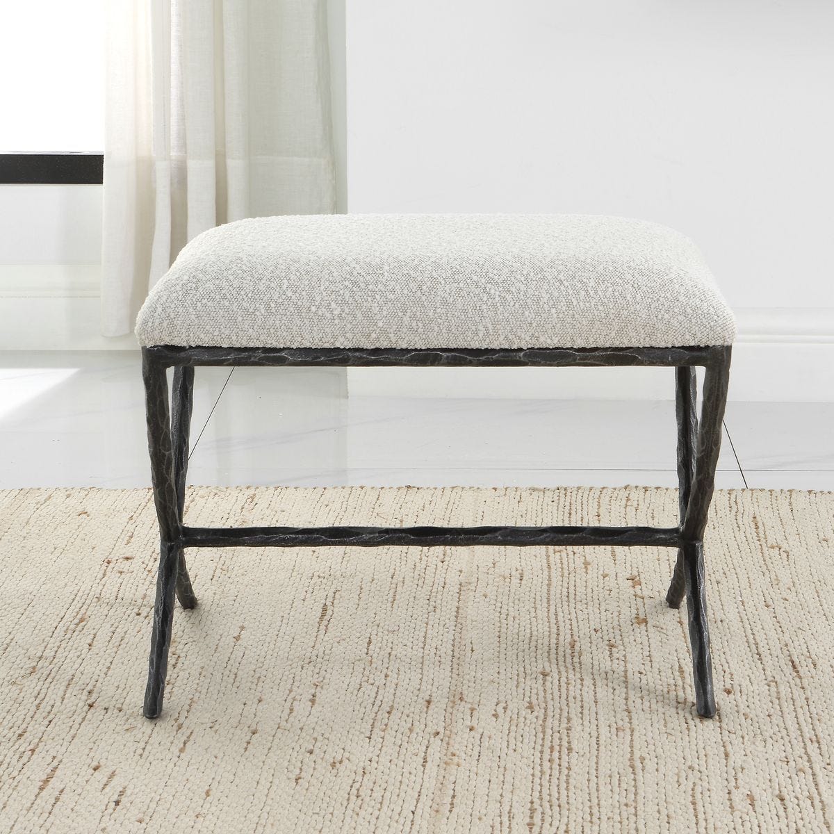 Brisby Small Bench – Furniture by Uttermost | Sutter & Vale