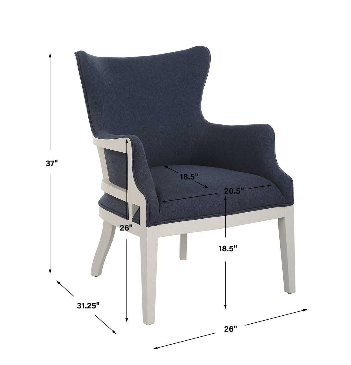 Gordonston Accent Chair – Furniture by Uttermost | Sutter & Vale