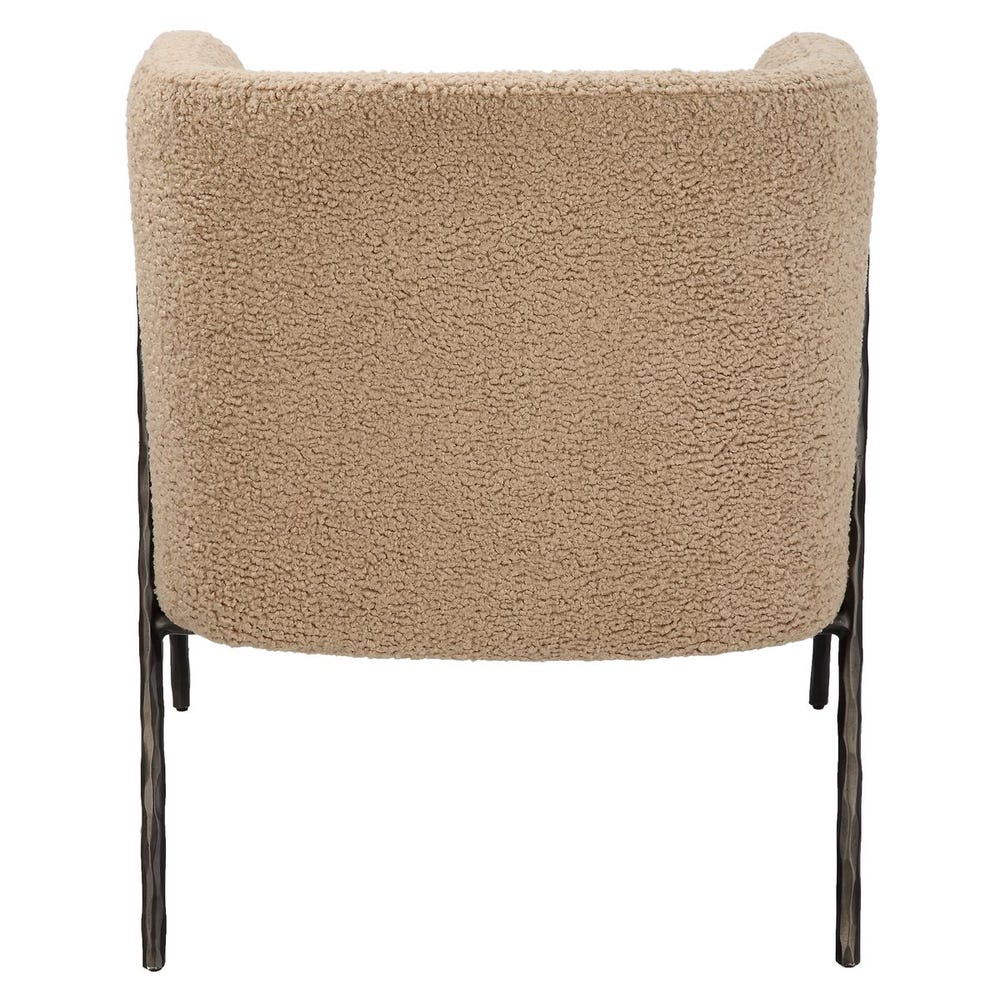 Jacobsen Accent Chair, Latte Shearling