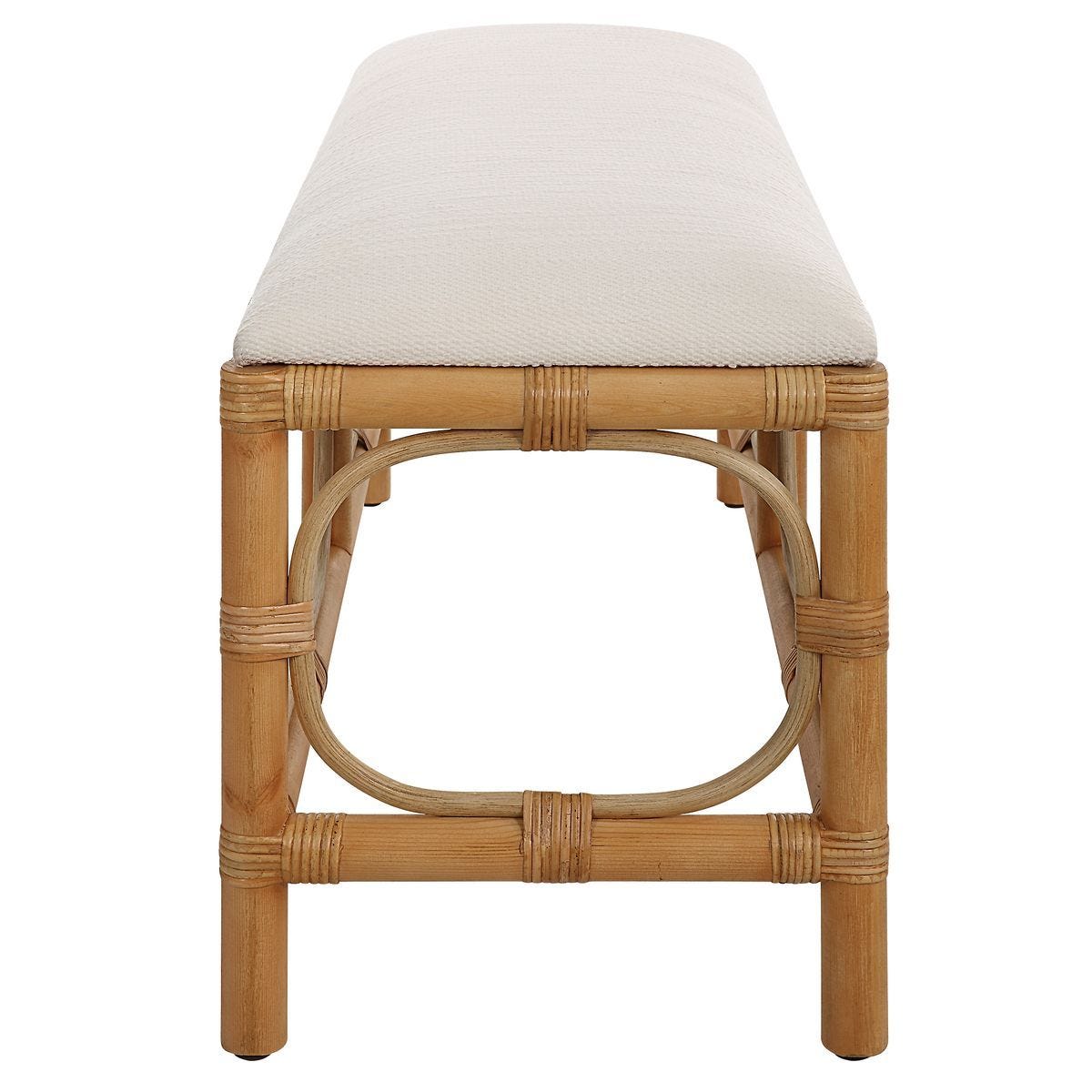 Laguna Bench, White – Furniture by Uttermost | Sutter & Vale