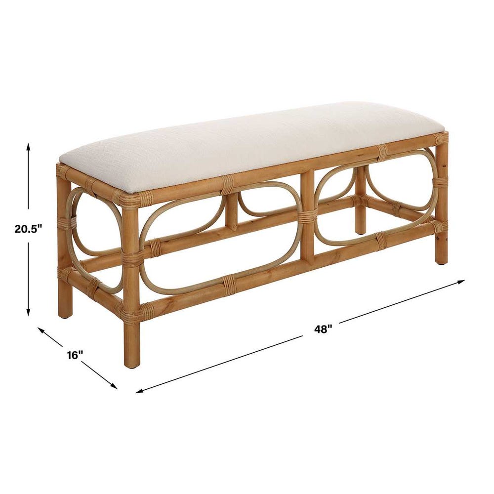 Laguna Bench, White