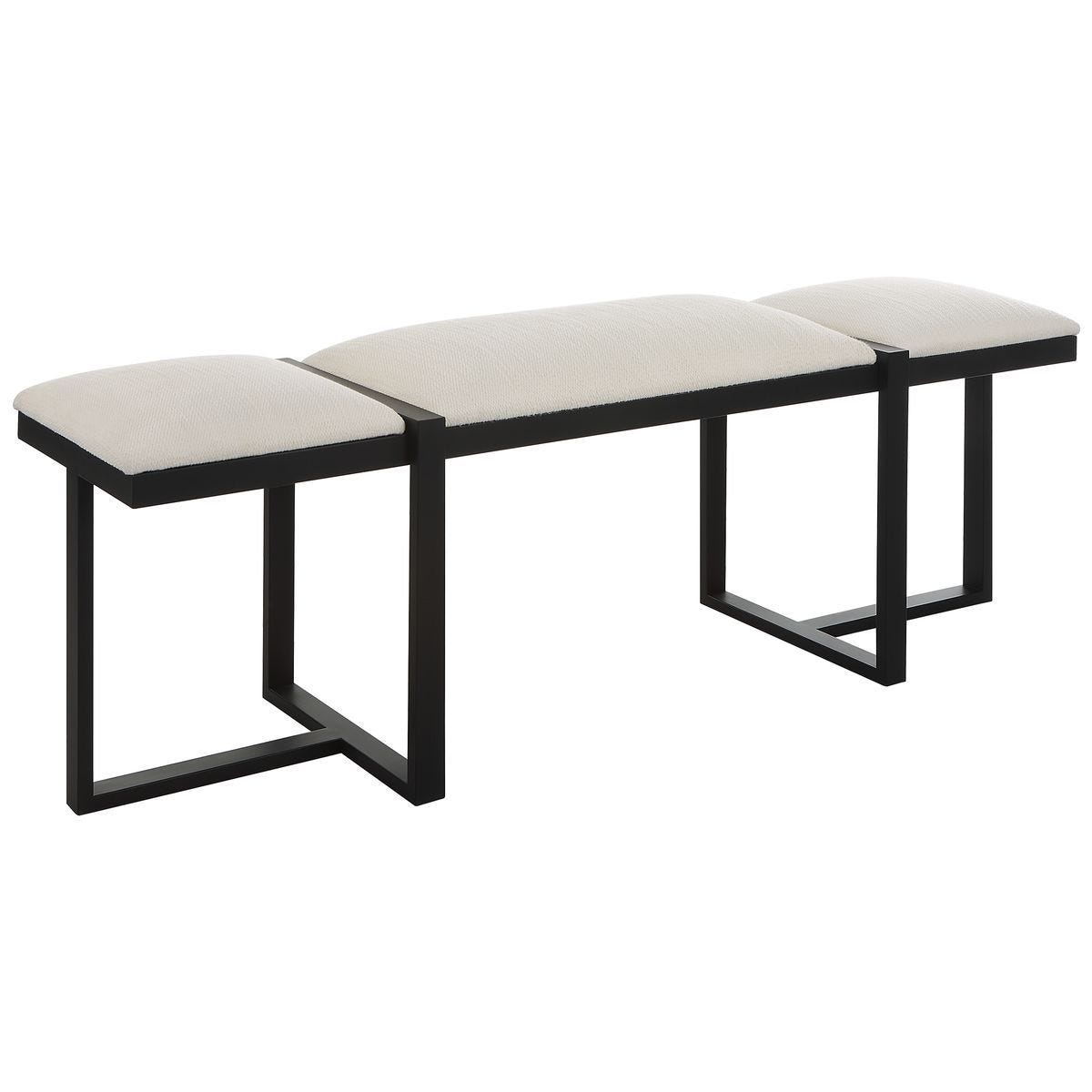 Triple Cloud Bench – Furniture by Uttermost | Sutter & Vale