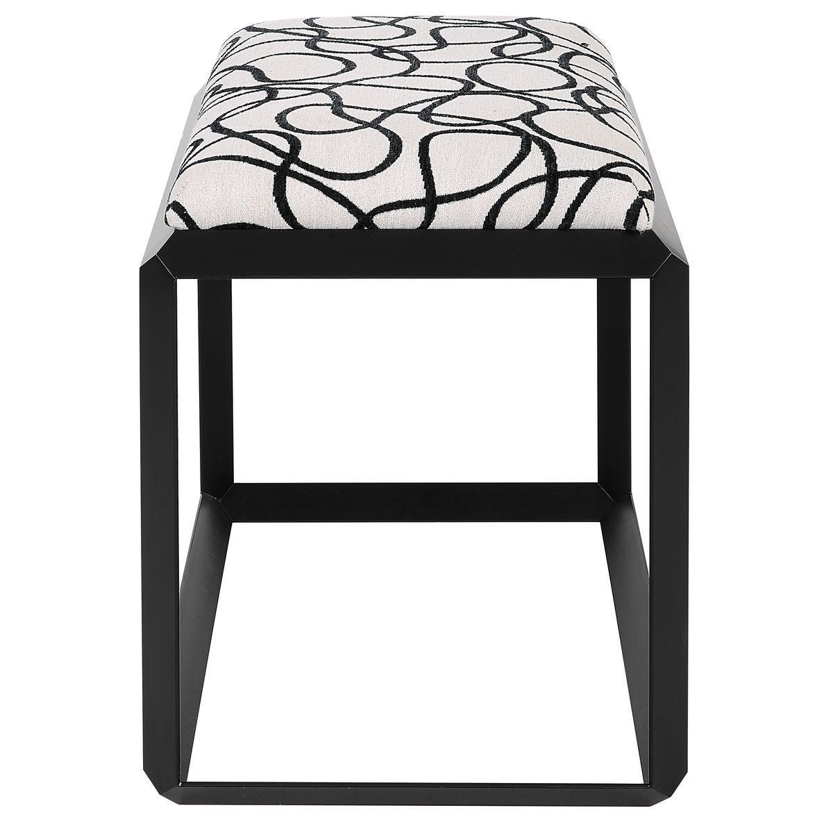 Curls Small Bench – Furniture by Uttermost | Sutter & Vale