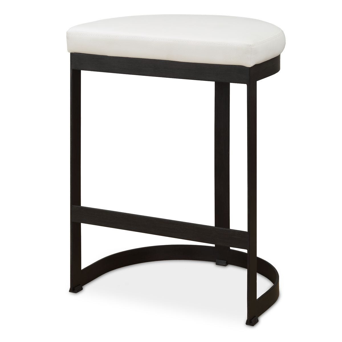 Ivanna Counter Stool, Black - White – Furniture by Uttermost | Sutter & Vale