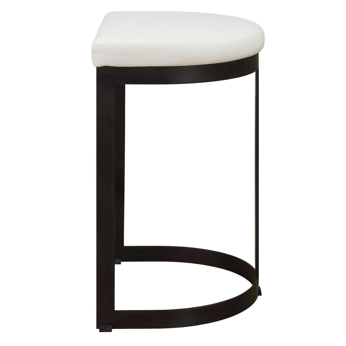 Ivanna Counter Stool, Black - White – Furniture by Uttermost | Sutter & Vale