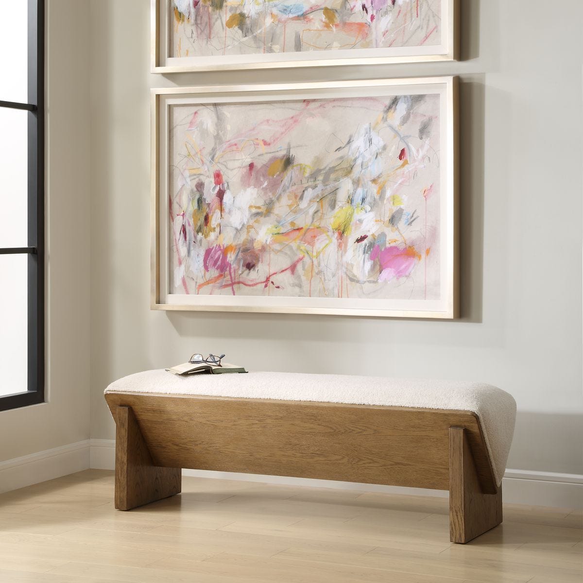 Wedged Bench – Furniture by Uttermost | Sutter & Vale