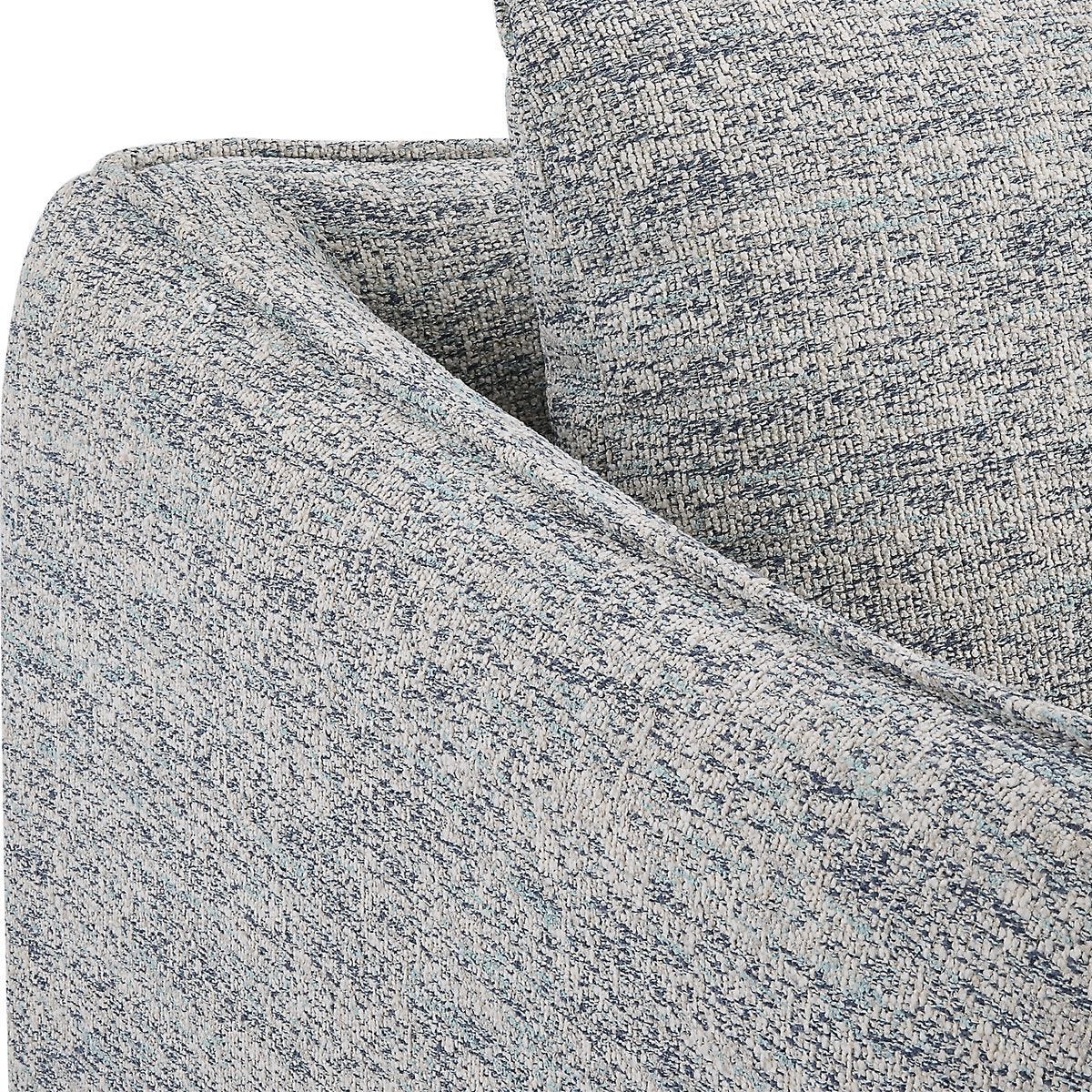 Corben Swivel Chair, Blue – Furniture by Uttermost | Sutter & Vale