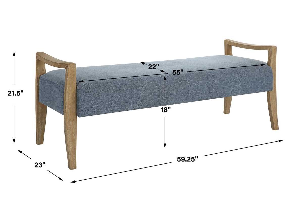 Daylight Bench – Furniture by Uttermost | Sutter & Vale